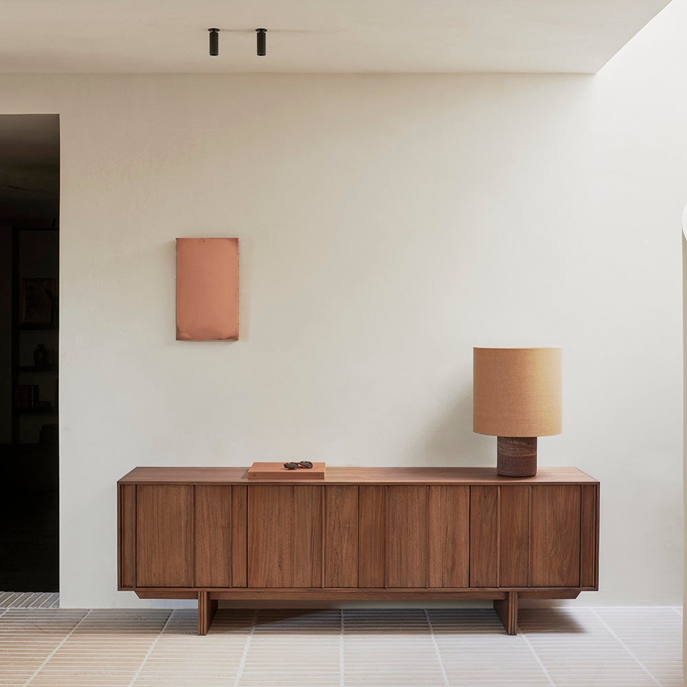 Pillar Sideboard Teak 4-türig 220x45x70 cm