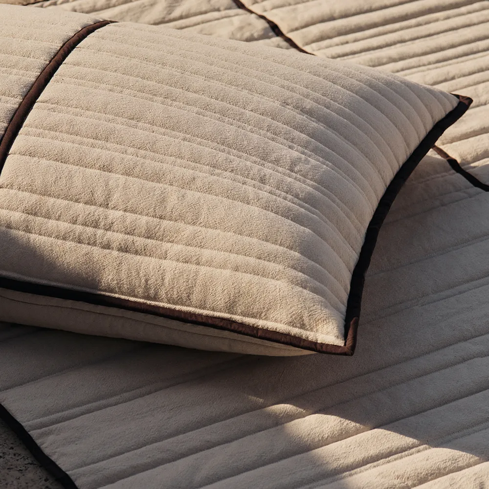 Bettüberwurf aus Bio-Baumwolle Vari Single