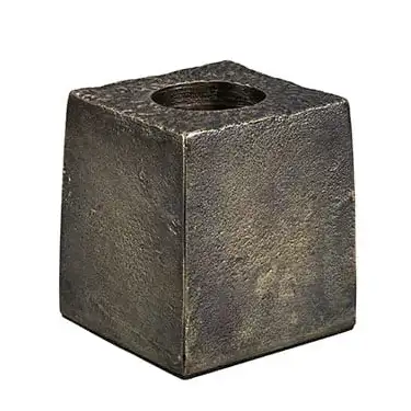 Kerze Laterne Teelicht groß Messing antik