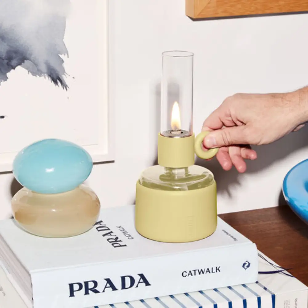 Flamtastique Öllampe XS pale yellow