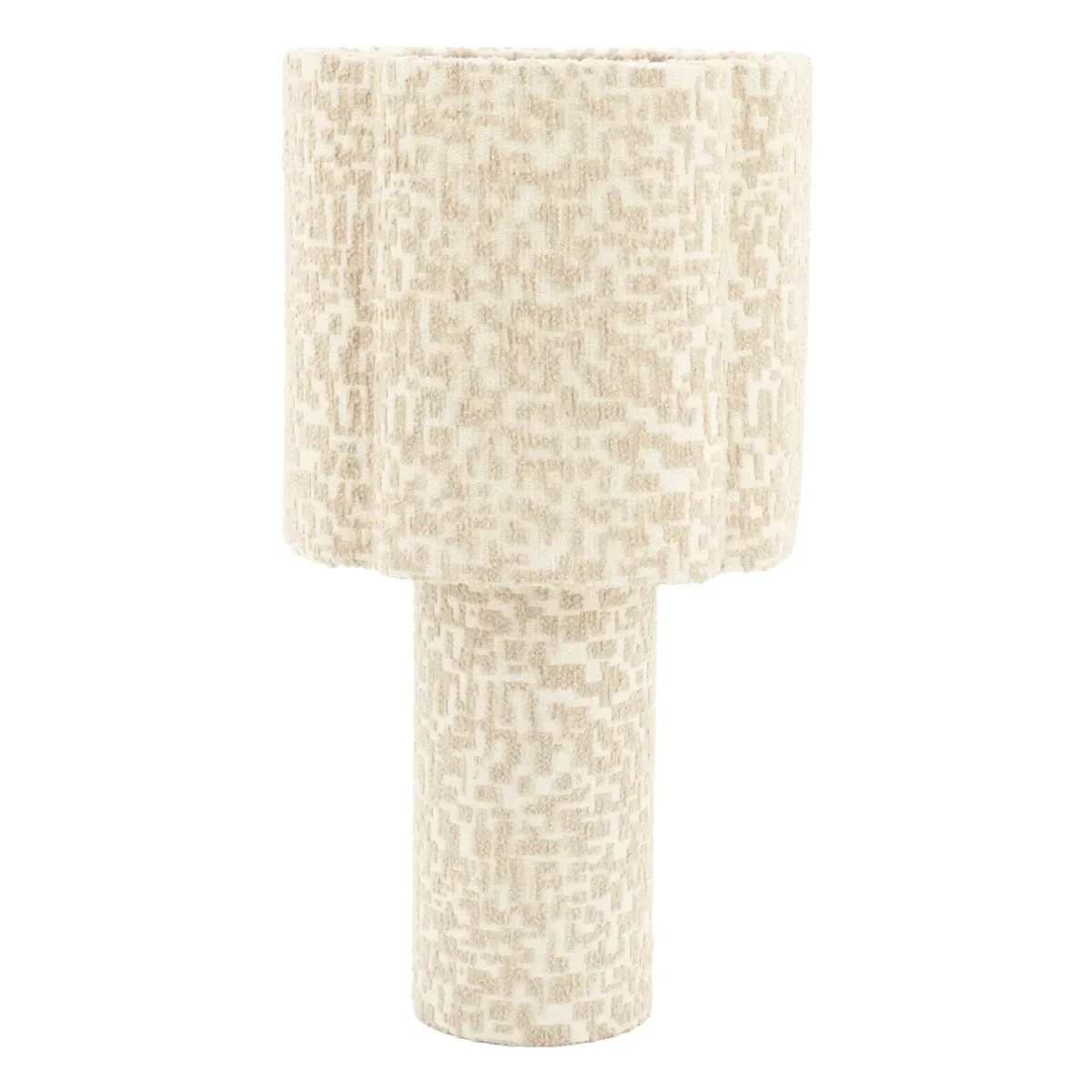 i Lampe 25,5x25,5x49 cm taupe
