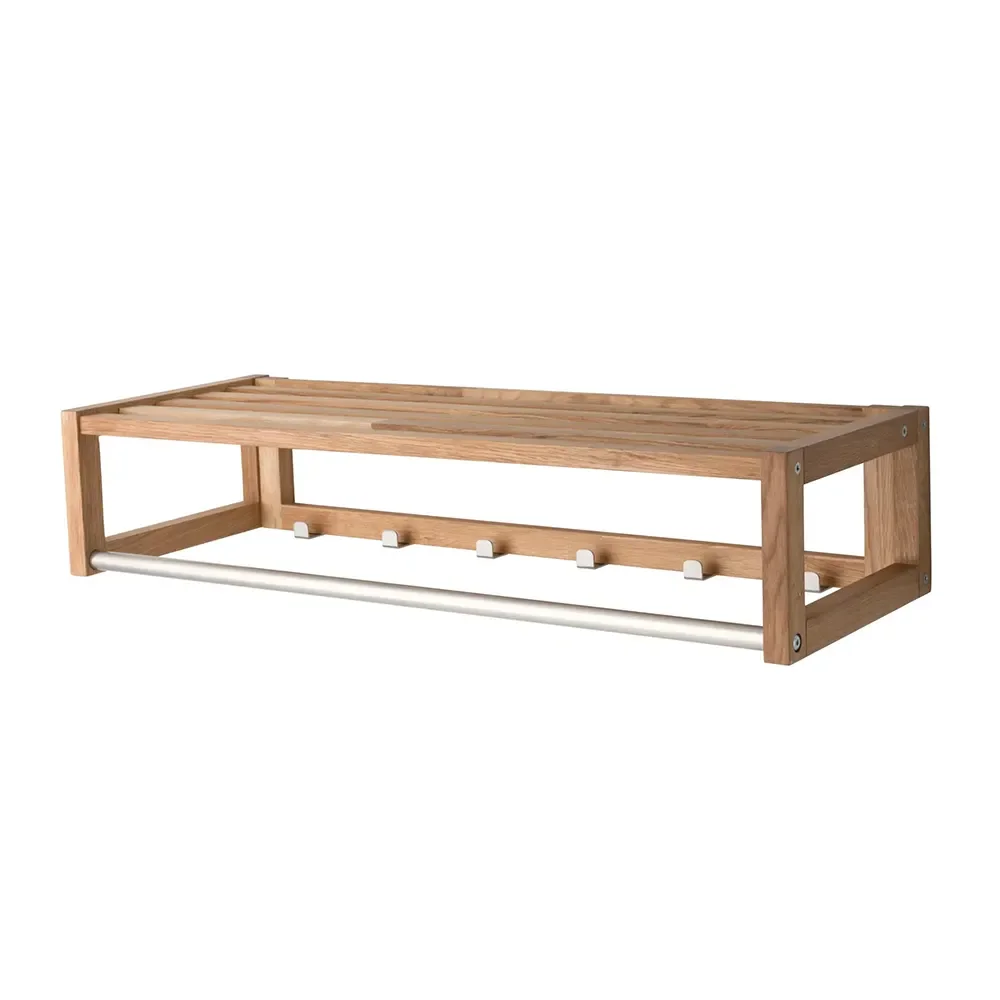 Confetti Hutablage 80 x 30 cm Eiche