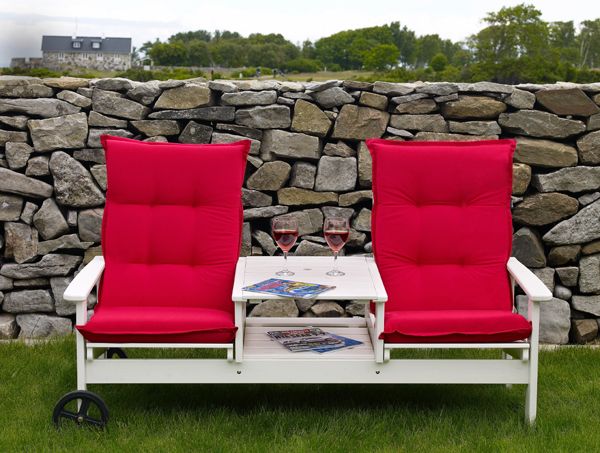 You & Me duo sofa weiß