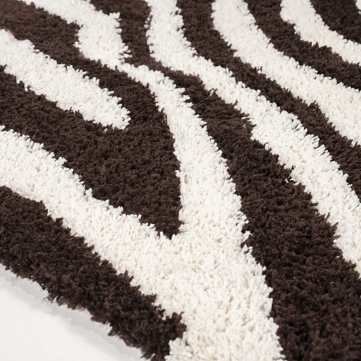 Zebra-Teppich Marty 160x230 cm Brown
