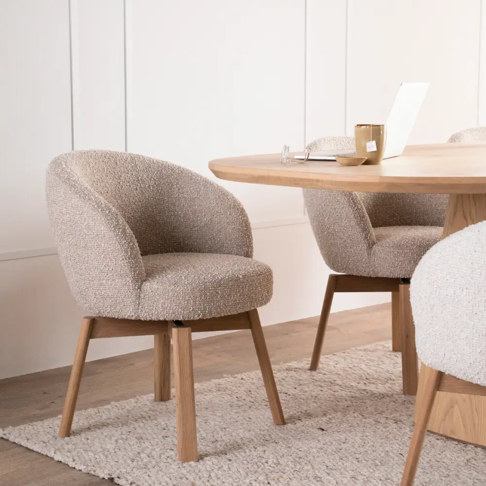 Livia Stuhl - taupe Hush