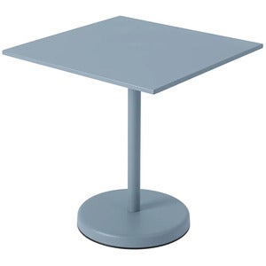 Linear Steel Bistrotisch 70x70 cm Pale Blue