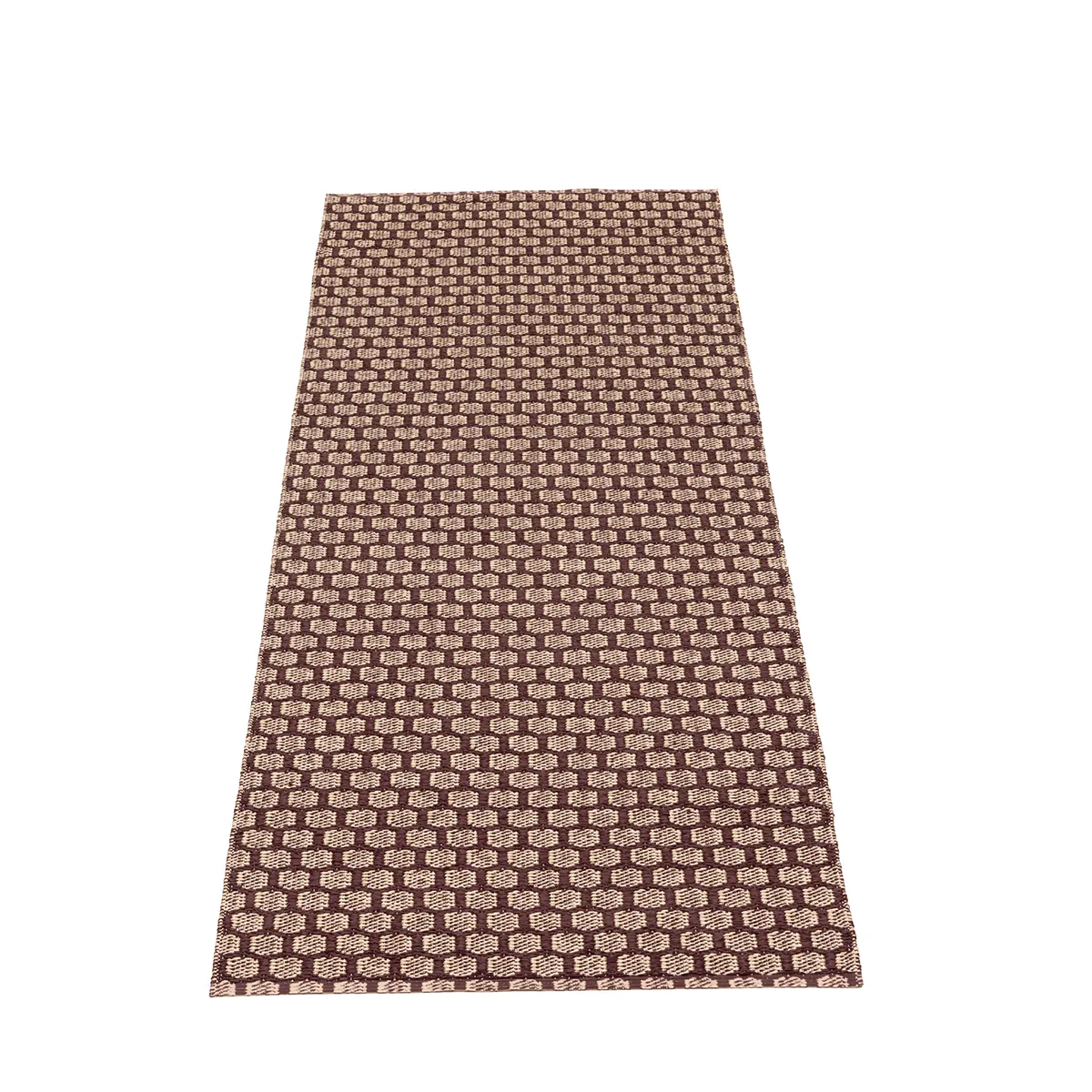 Wendbarer Kunststoffteppich MIMI Burgundy/Cream 70x360 cm