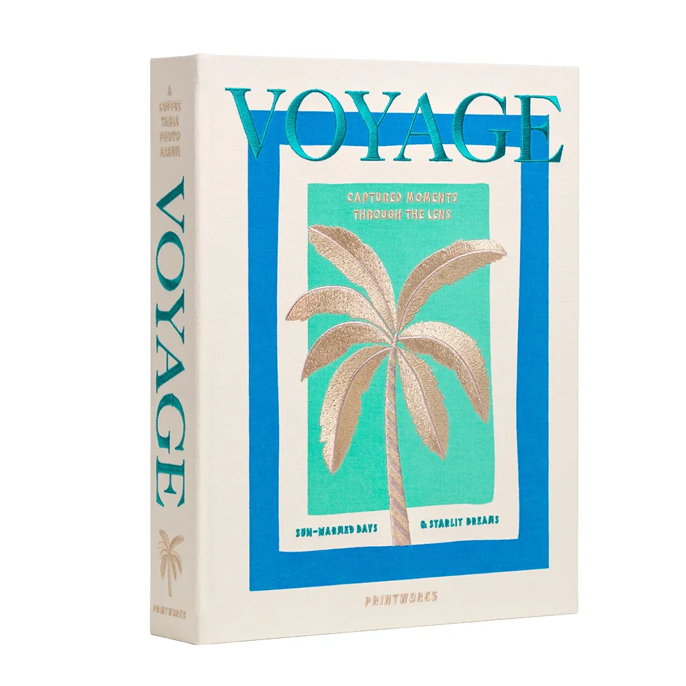 Embroidered Photo Album - Voyage