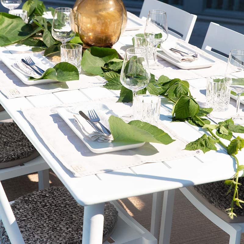 Nimes Esstisch 98x200 cm weiß