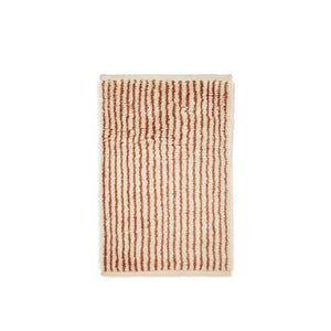 Kami Knotted Teppich 80x120 cm - Off-White/Rotbraun