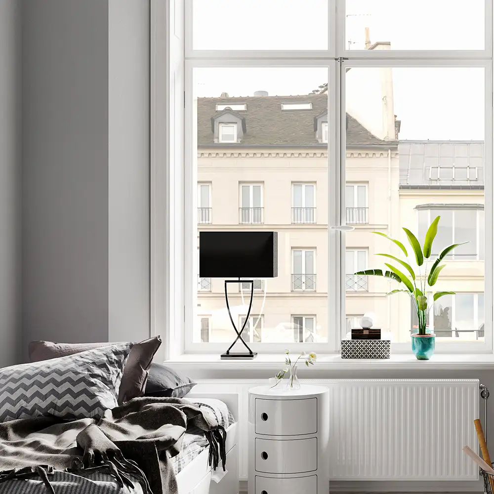 Omega Tischleuchte 69 cm Schwarz