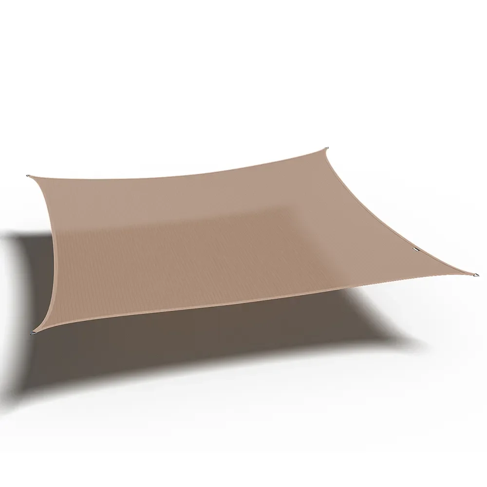 Coolfit Sonnensegel quadratisch 500x500cm beige