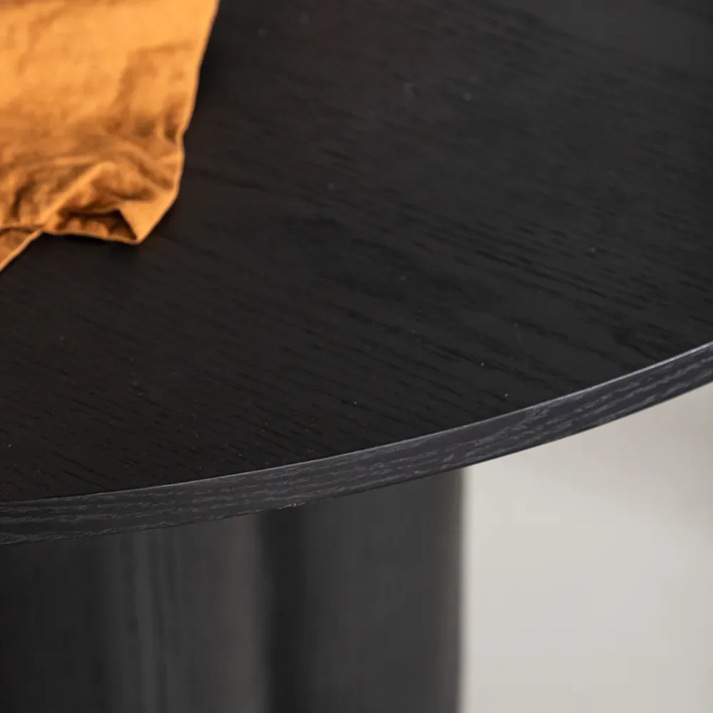 Olivia Esstisch 110 cm Schwarz