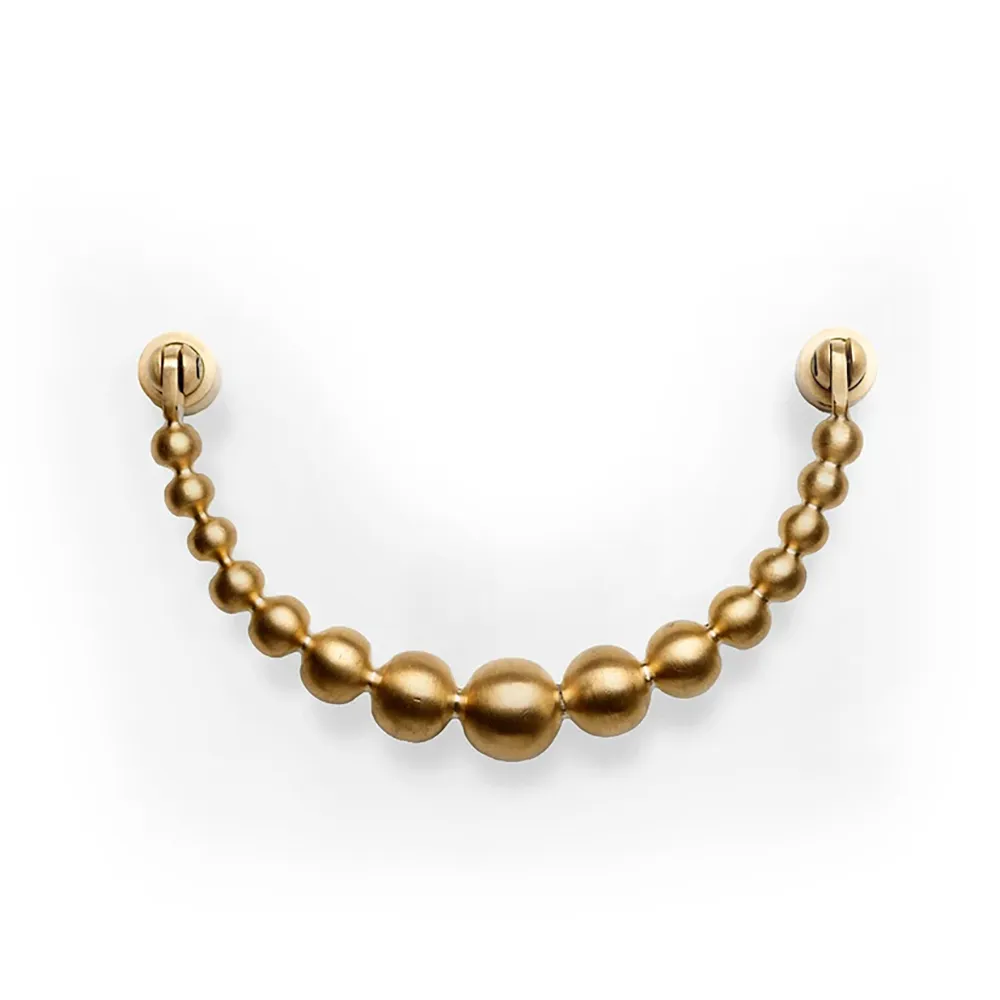 Türklopfer Messing gebürstet