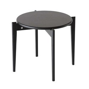 Tilia Couchtisch Ø51 cm Eiche schwarz gebeizt