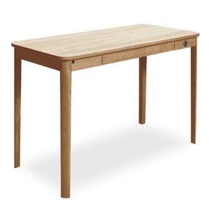 Sm131 Schreibtisch Eiche Massiv Naturöl 115X55X74Cm 