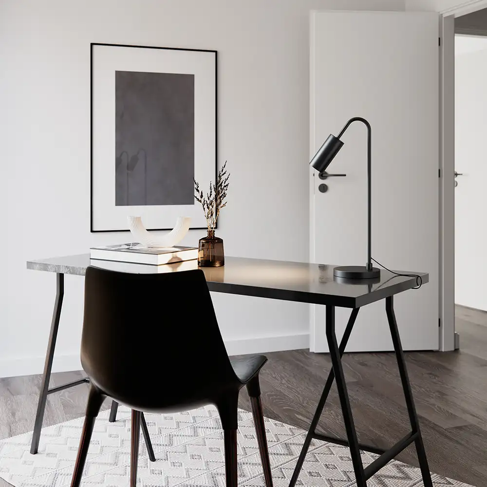 Curve Tischleuchte Matt Black