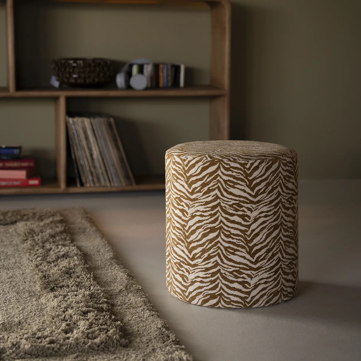 Hocker Tigra Mustard H42 cm