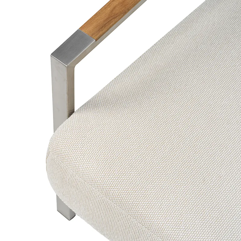 Naos sessel  Stainless steel / Dot beige