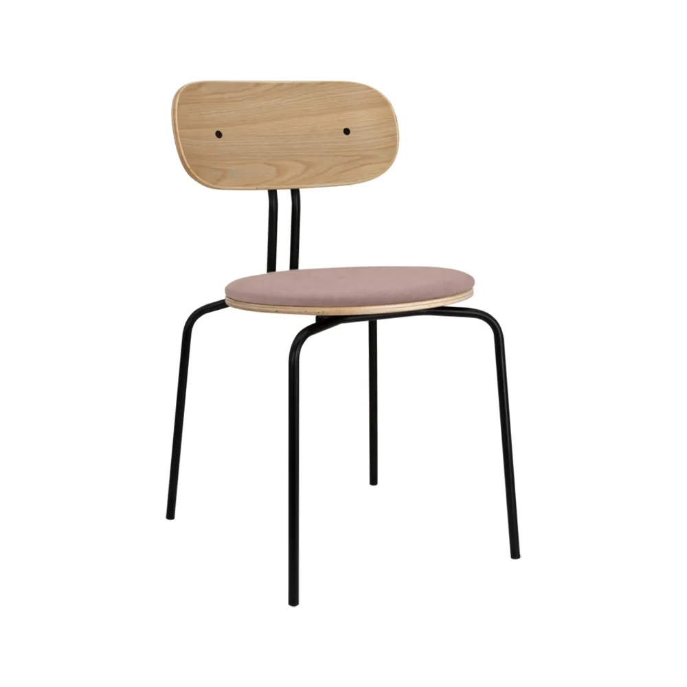 Curious Esszimmerstuhl Eiche/Schwarzes Stone Rose