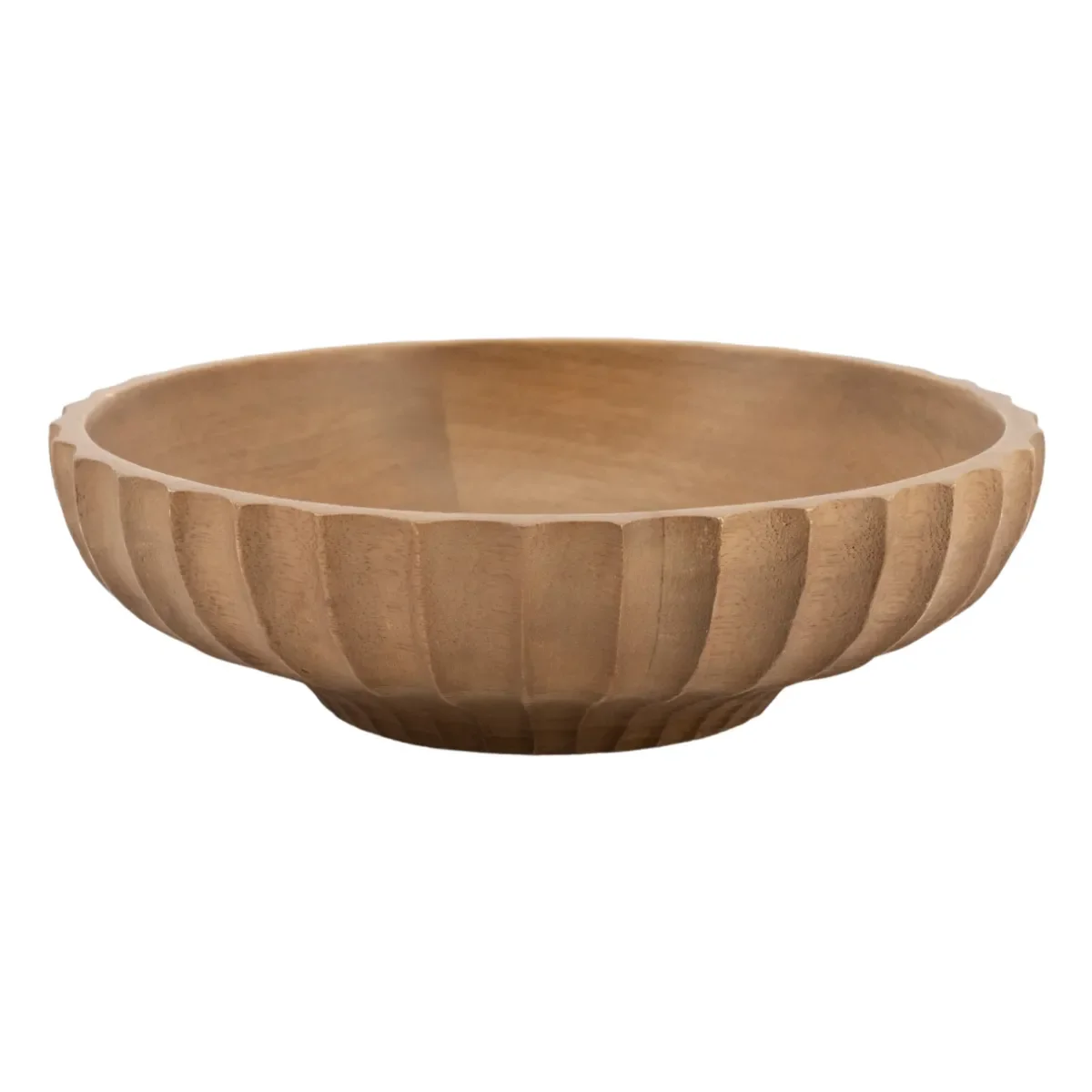 Yori small Schale 19x19x6 cm Mangoholz Braun