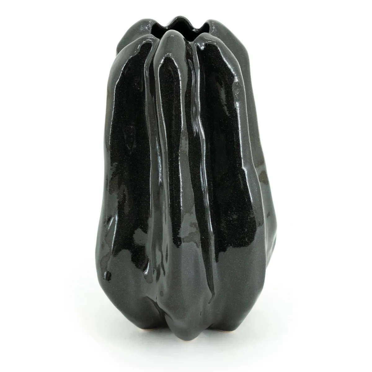 Alba small Vase 16.5x15x25.5 cm schwarz