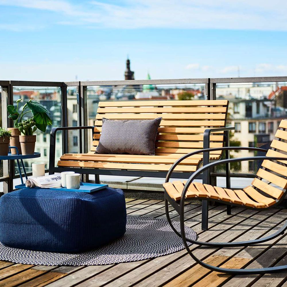 Parc Schaukelstuhl Teak/Aluminium