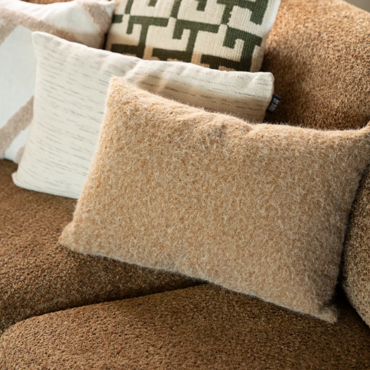 Pillow Kelso - mustard 60x40x12 cm