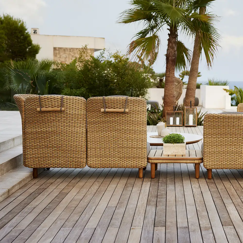 Arch Ecksofa mit niedriger und hoher Rückenlehne