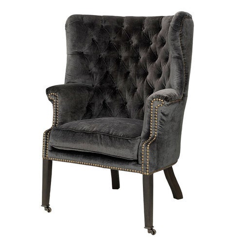 Churchtown Sessel Sessel Avanna Samt Dunkel