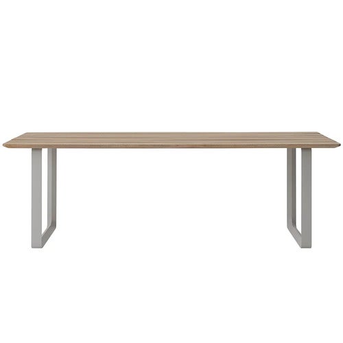70/70 Esstisch 225x90 cm Sapele Mahogany/Grey