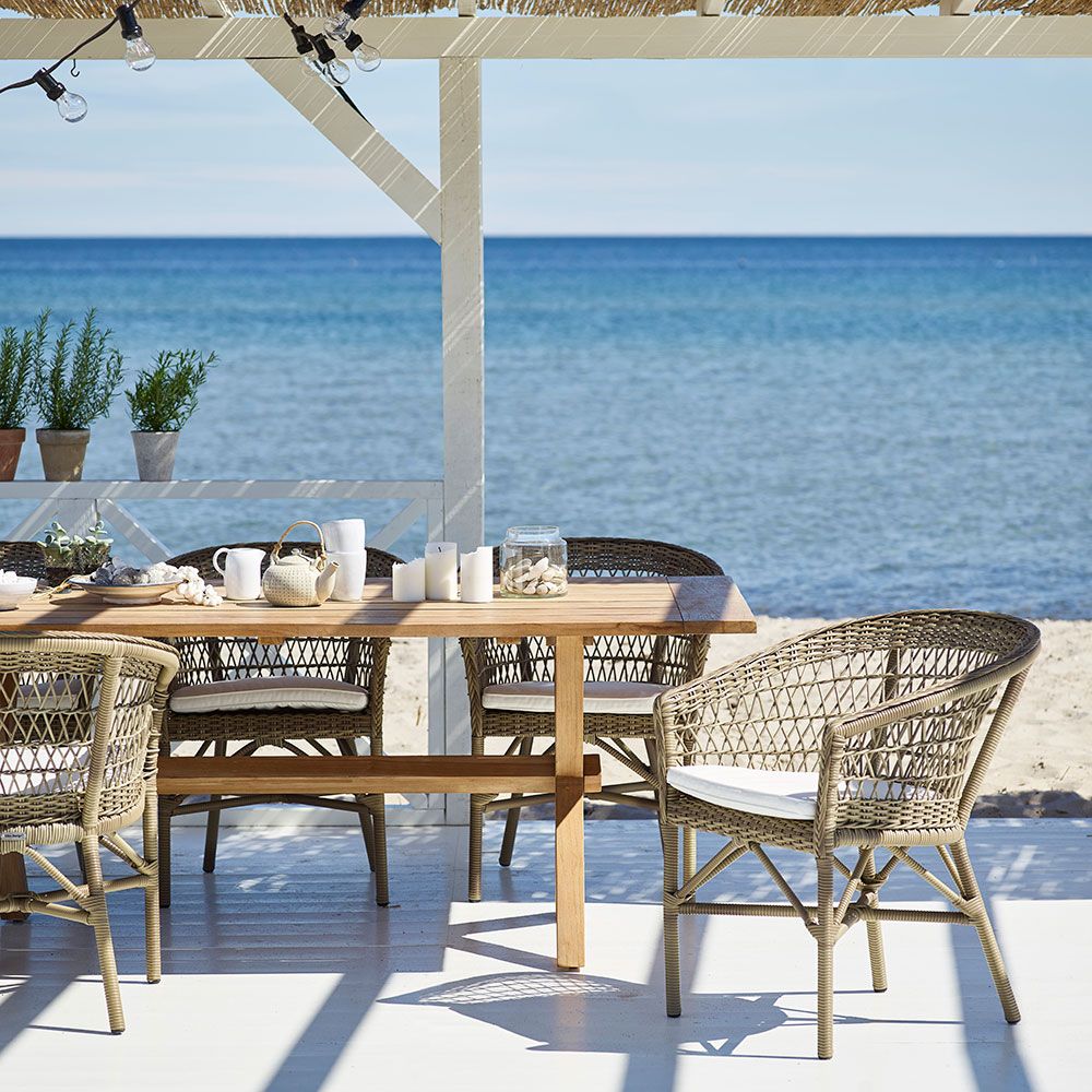 Emma Stuhl antik Kunststoff Rattan