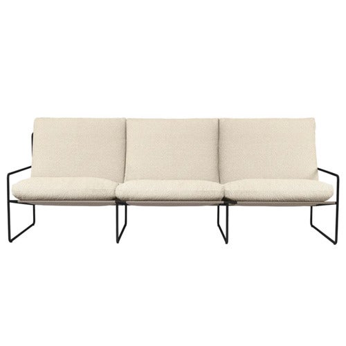 Desert 3-Sitzer Sofa Black/Off-white