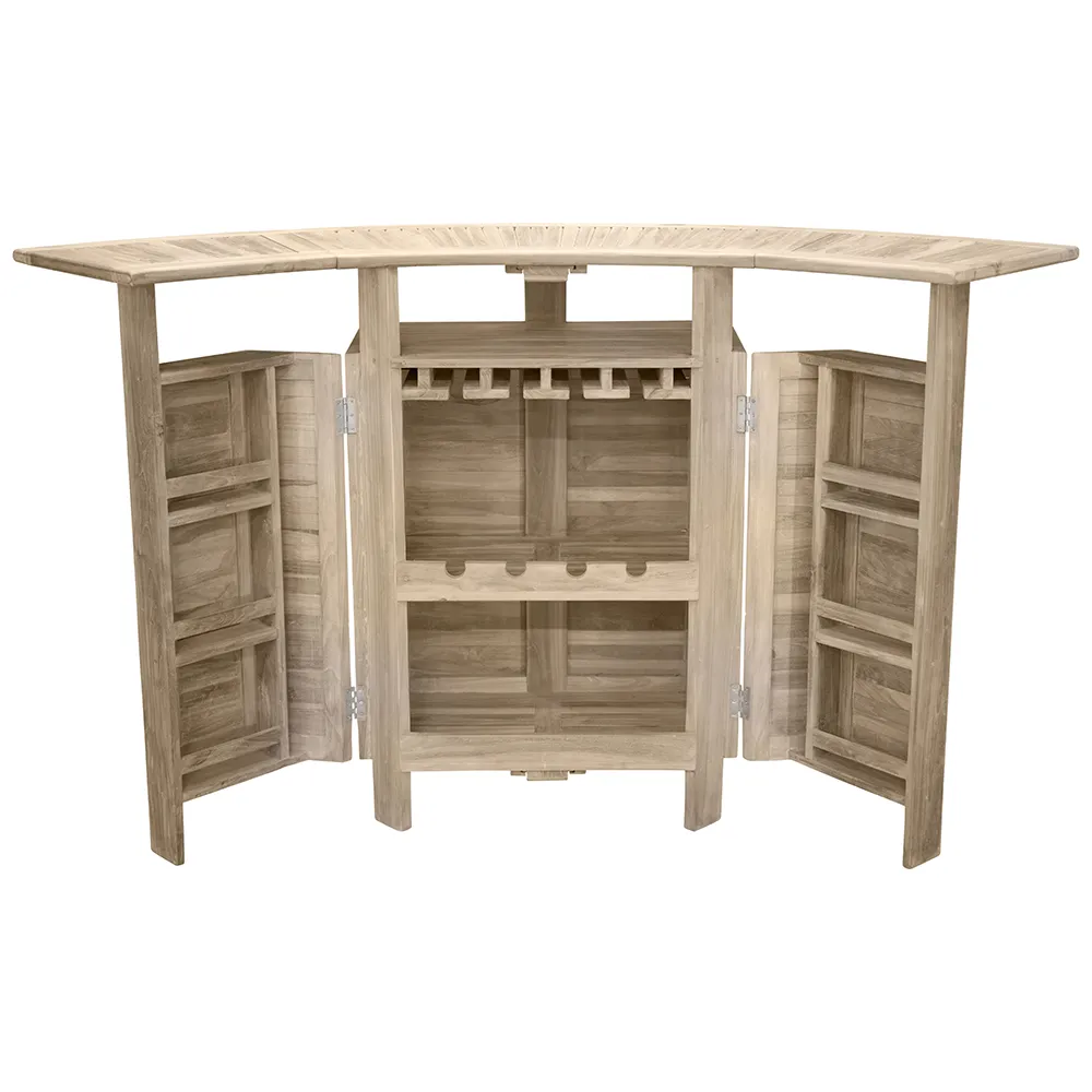 Kenia Stehtisch Teak