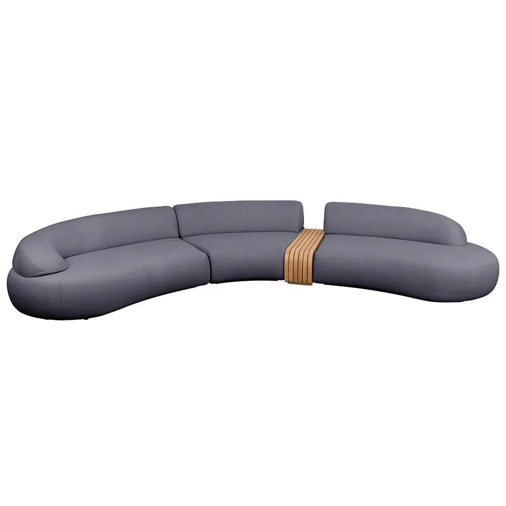 Mellow 5-Sitzer Sofa Grey