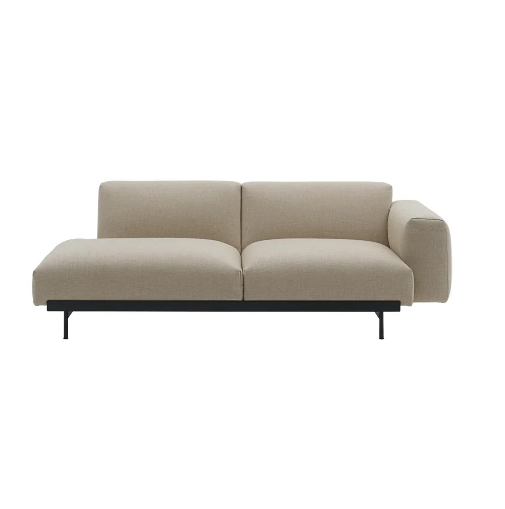 , In Situ 2-Sitzer-Modulsofa Config 2 - Ecriture240/Schwarz