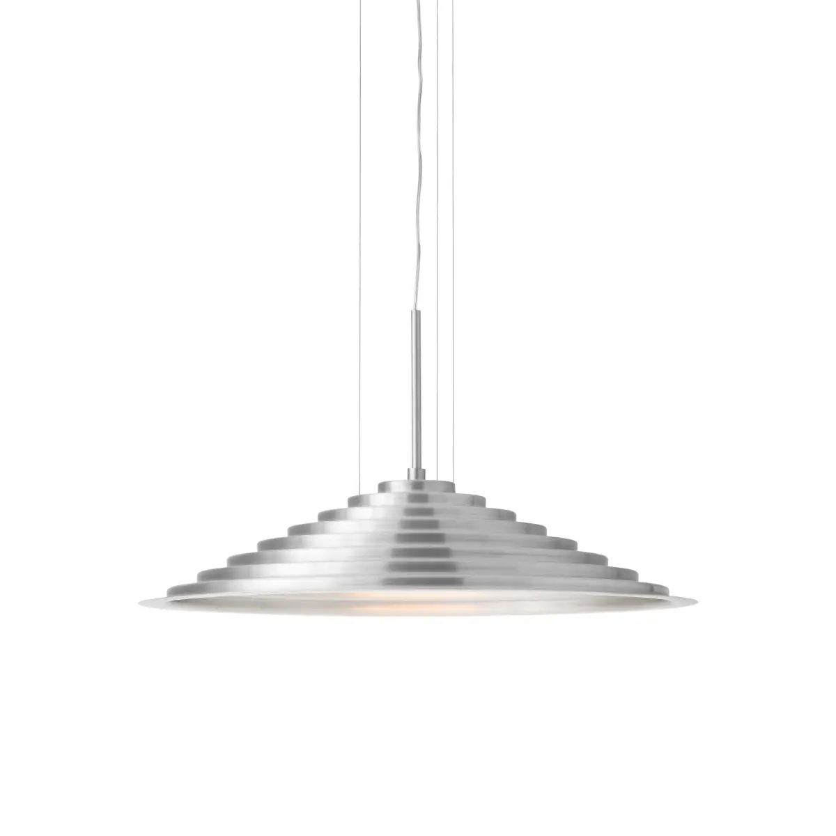 Chancery Deckenleuchte Gebürstetes Aluminium Ø75 cm