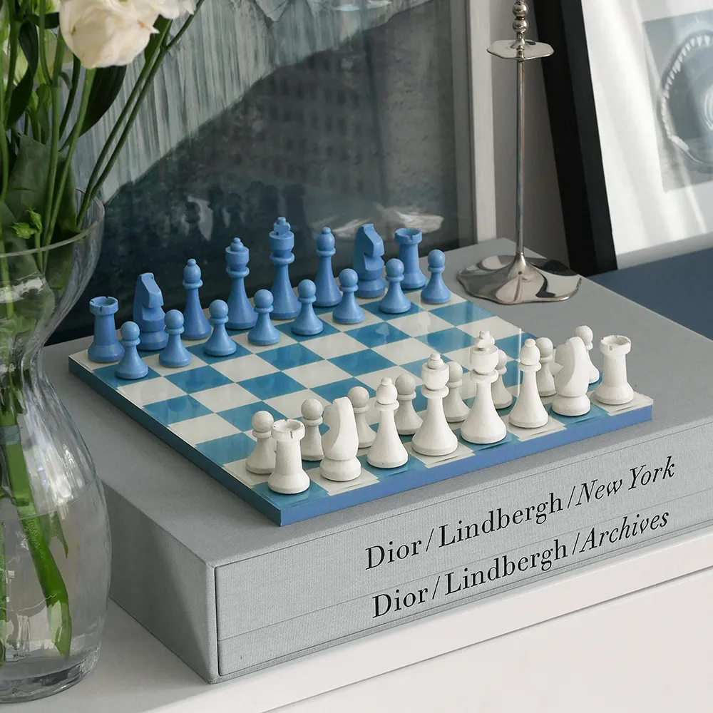 Schach Classic Dusty Blue