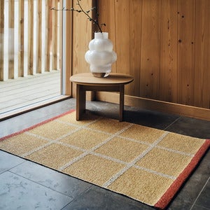 Gewebter Teppich Criss Pop Pale Yellow