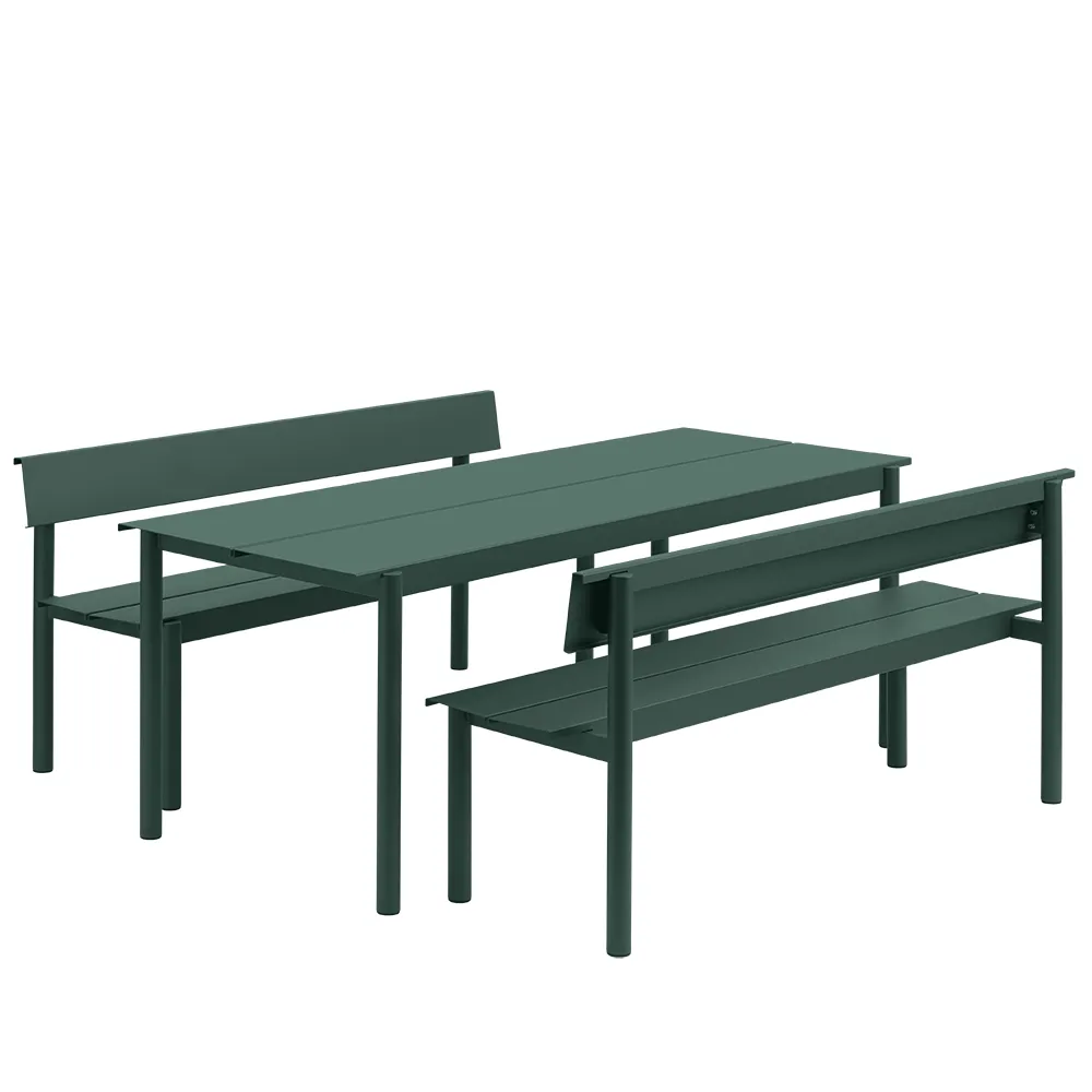 Stahlban 170cm Linear Steel Dark Green