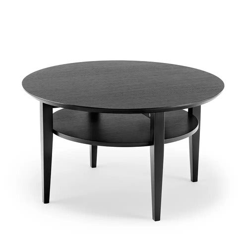 Tango Couchtisch Ø90 cm Eiche schwarz gebeizt