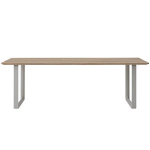 70/70 Esstisch 225x90 cm Sapele Mahogany/Grey