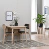Filippa Klapptisch 80-125 x 80 cm Eiche weiß pigmentiert