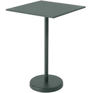 Linear Steel Stehtisch 70x70 cm Dark Green 
