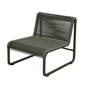 Al Dente loungesessel Weave Dark green