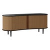 Audacious Sideboard Eiche schwarz/Sugar Brown