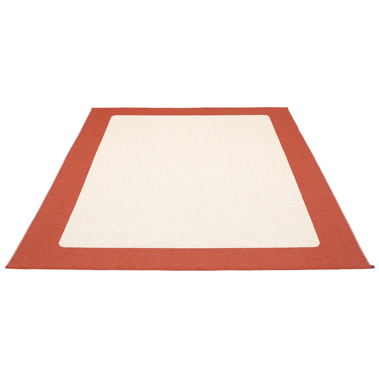 Ilda Teppich 180x180 cm brick / vanilla