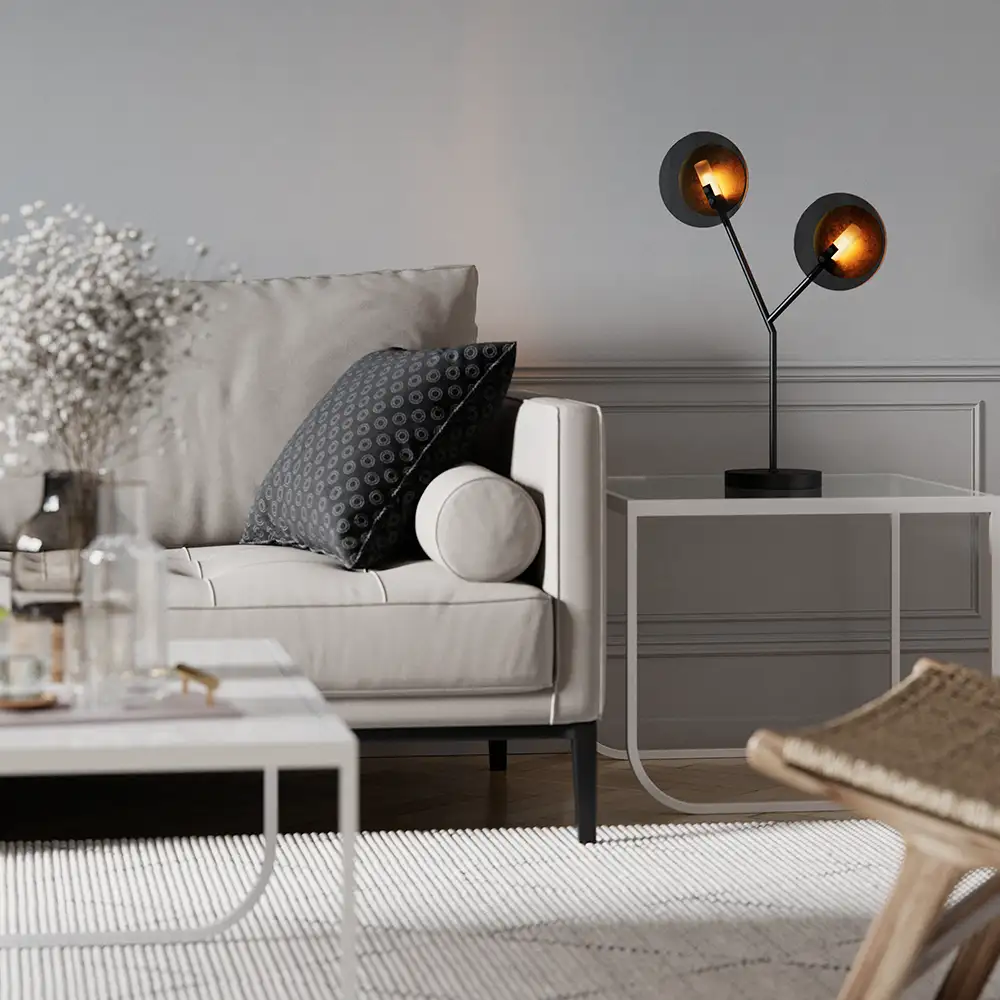 Turno Tischleuchte Schwarz