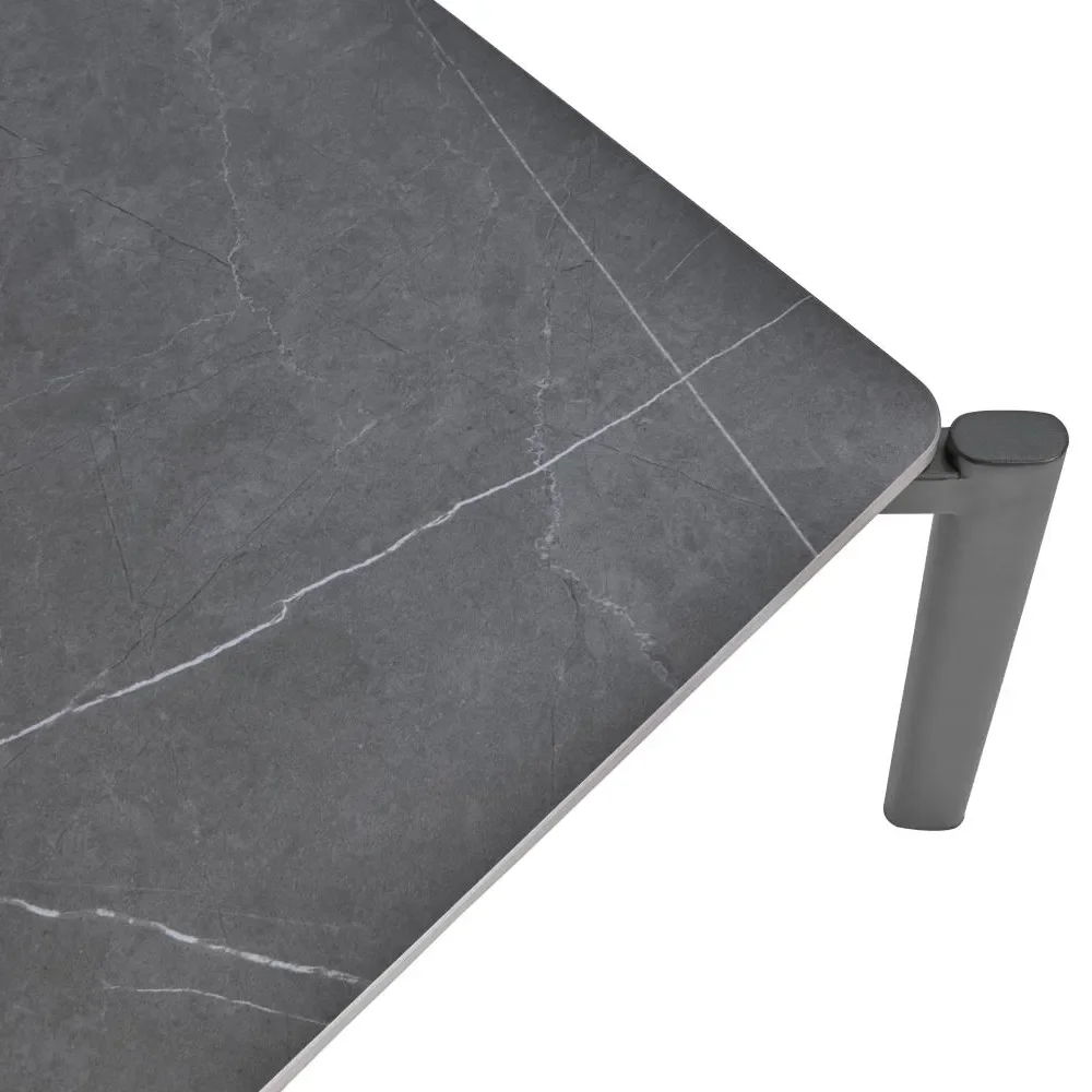 HALLAVARA Couchtisch 146x66cm - Anthrazit