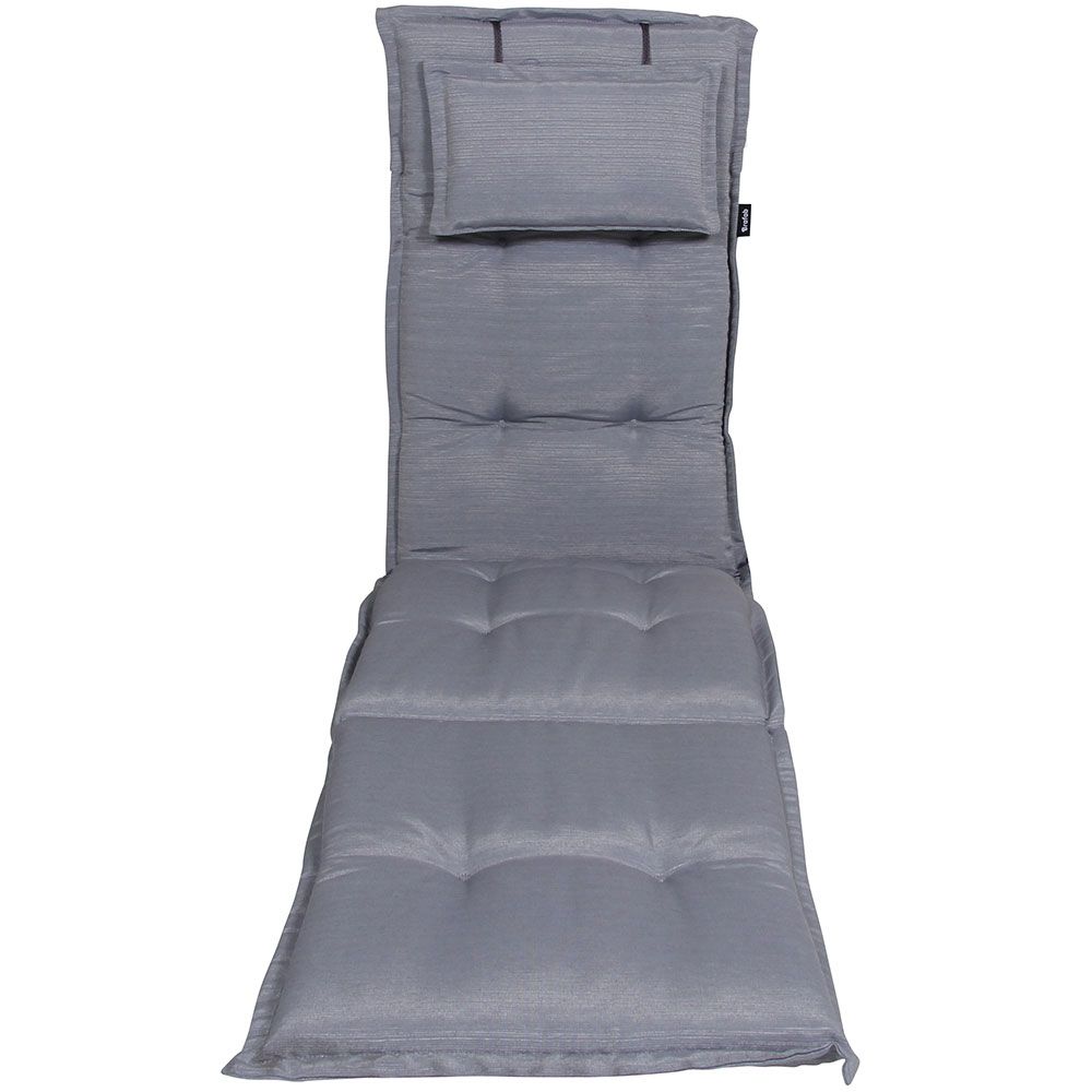 Naxos Kissen Liegestuhl hellgrau